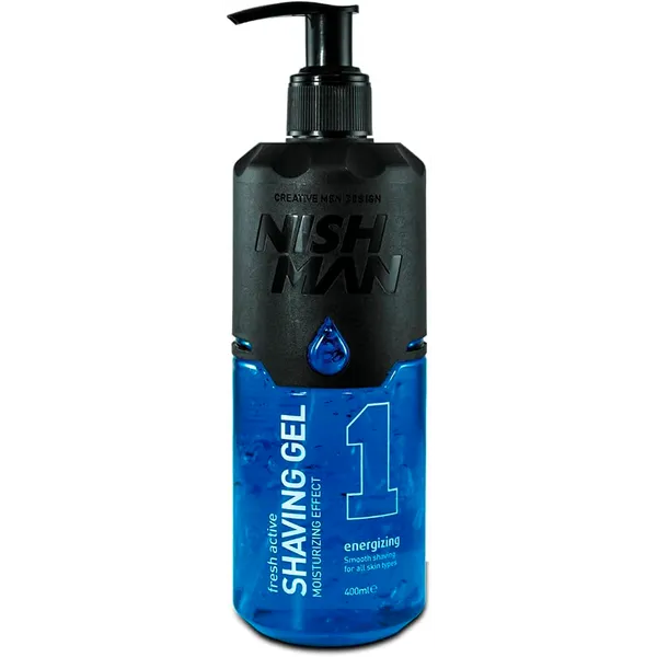 Gel de Afeitar Nishman Energizing Blue Nº 1 400ml